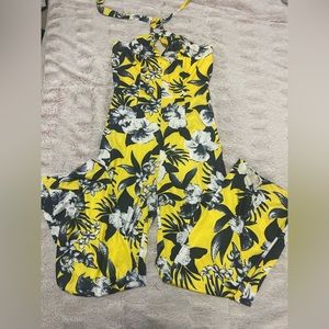 Nikibiki Floral halter jumpsuit